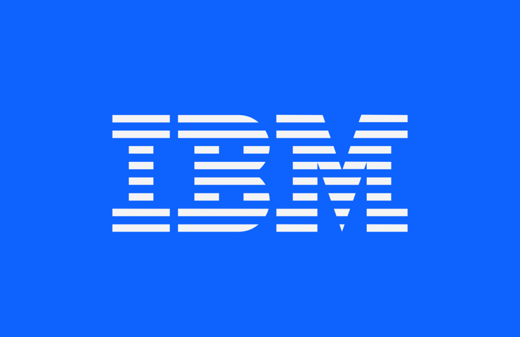 IBM’s classic “8-bar” logo, designed by Paul Rand