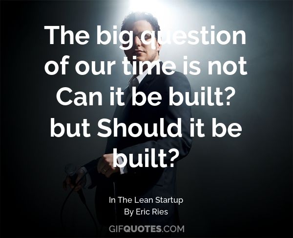 quote from Eric Ries