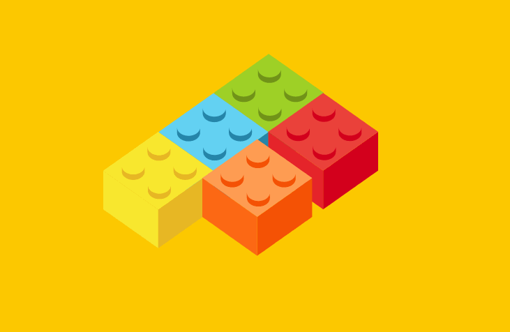 animated - lego blocks